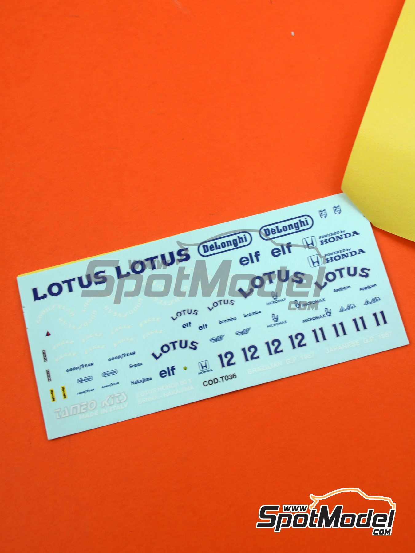 Model Garage ROMU LE/ Spark 1 43 F1 1987 Lotus HONDA 99T #11 S.Nakajima Japan GP for sale online | UK